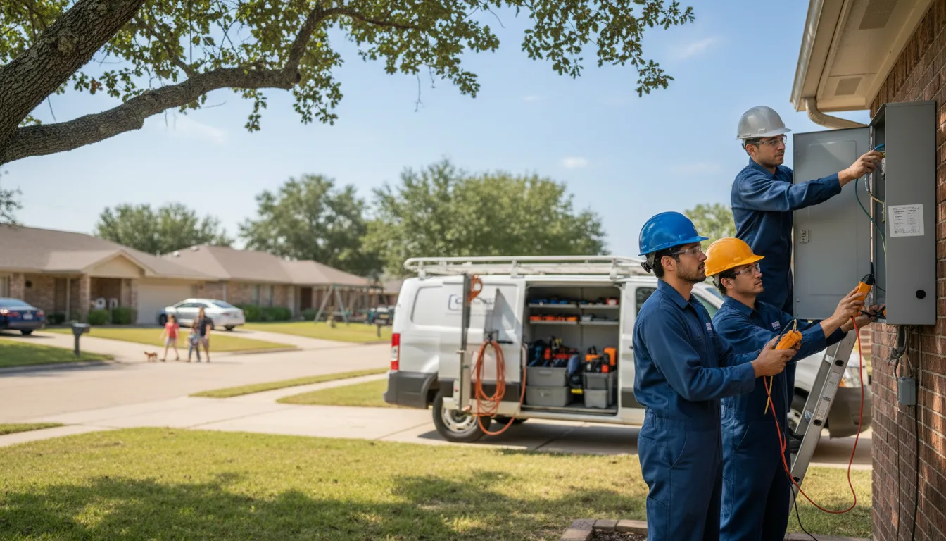 Certified electrician providing emergency electrical services in Summerfield, IL